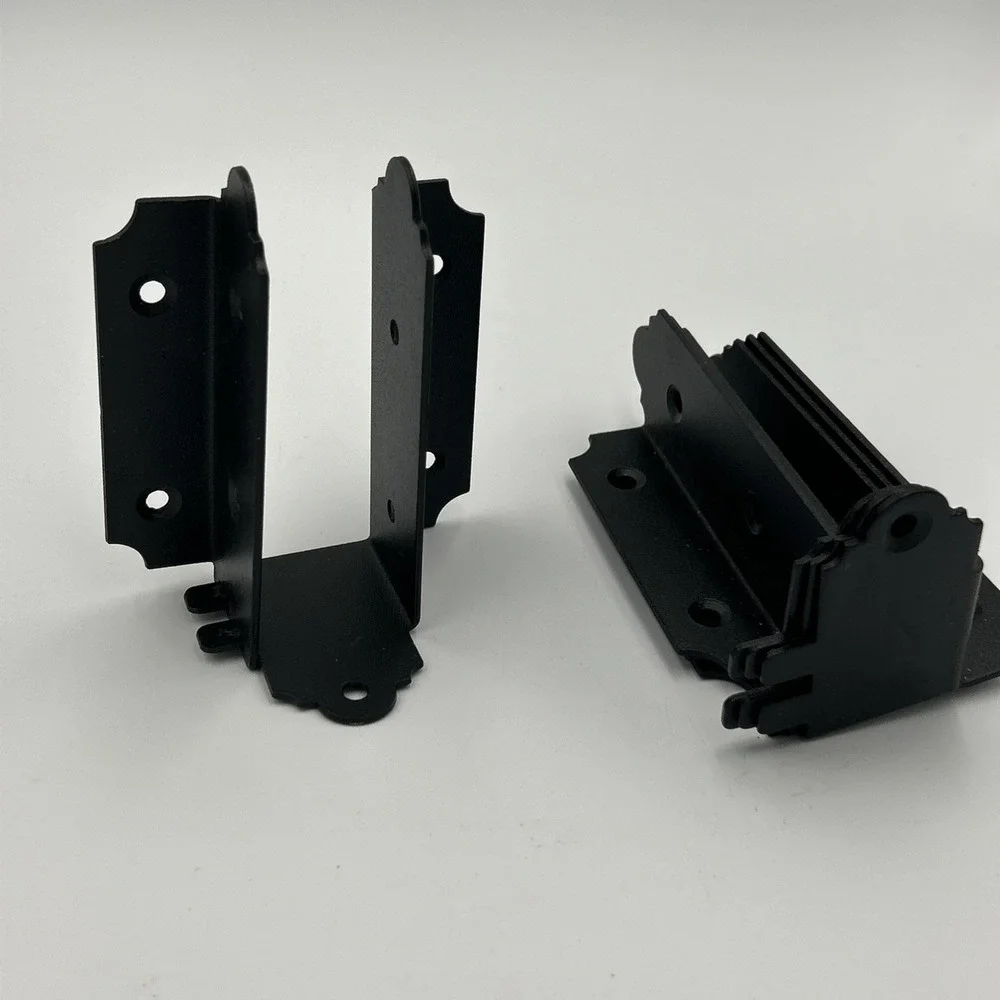 Black Powder Coated Joist Hanger Flush (4‎ per Pack) 2 Inch